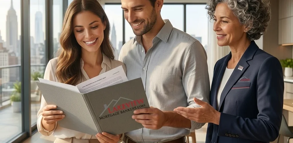 First-time home buyer mortgage consultation in New York